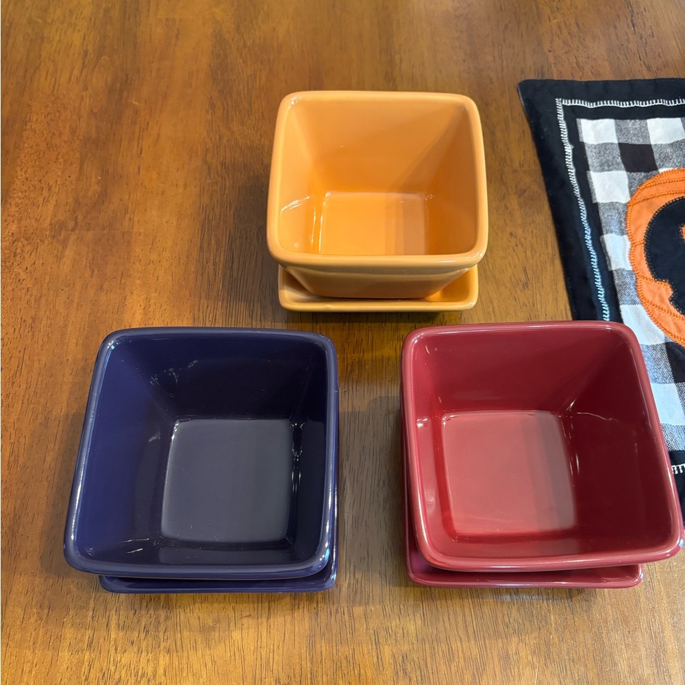 The Pampered Chef Simple Additions Colored Set of 6